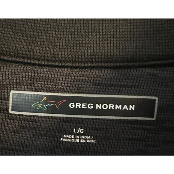 Greg Norman Men's 1/4 Zip Up Pullover Sweatshirt Charcoal Gray Size Large - Picture 3 of 6